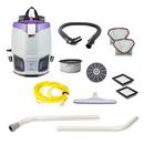 GoFit 3 3 qt. Backpack Vacuum with Two-Piece Wand and Xover Floor Tool 
