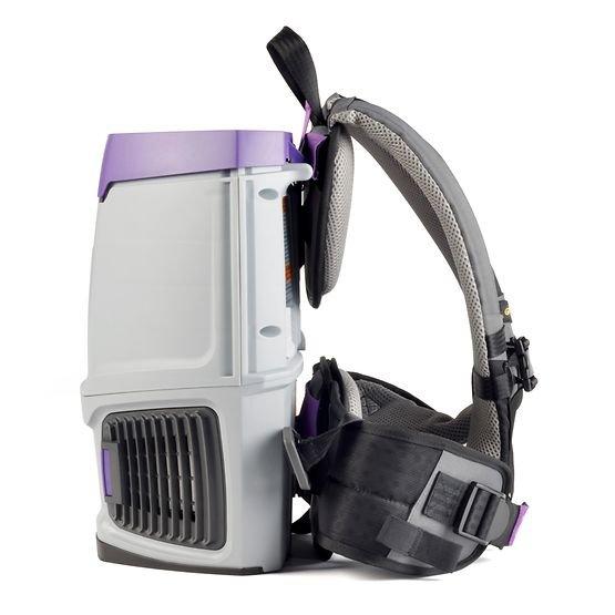 GoFit 3 3 qt. Backpack Vacuum with Two-Piece Wand and Xover Floor Tool 