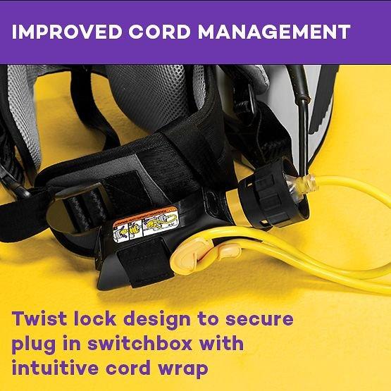 GoFit 3 3 qt. Backpack Vacuum with Two-Piece Wand and Xover Floor Tool 