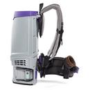 GoFit 6 Cordless 8Ah 6 qt. Backpack Vacuum with Xover Multi-Surface Two-Piece Wand Tool Kit 