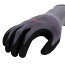 15 GAUGE BLENDED NYLON/SPANDEX SHELL FOAM DIPPED NITRILE ELASTIC CUFF 