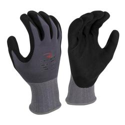 15G Foam Nitrile Coated Gloves, Nylon/Spandex Shell, L