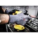 15G Foam Nitrile Coated Gloves, Nylon/Spandex Shell, L 