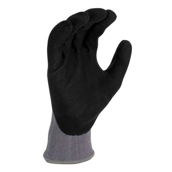 15G Foam Nitrile Coated Gloves, Nylon/Spandex Shell, L 