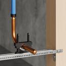 Adjustable Pipe Support Bracket with 14-26 in. Extension 