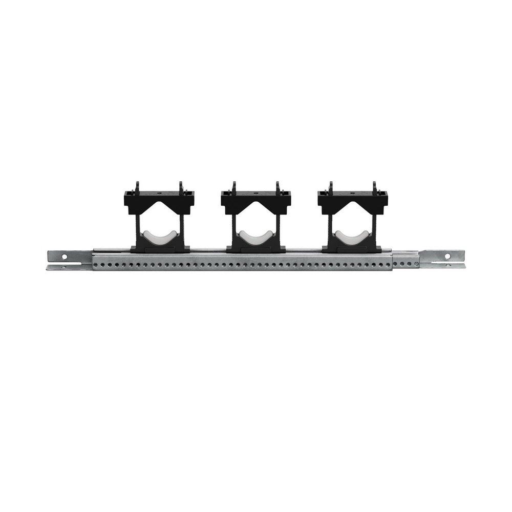 Adjustable Pipe Support Bracket with 9-16 in. Extension - 3 Glide Clamps (Less Screws) 