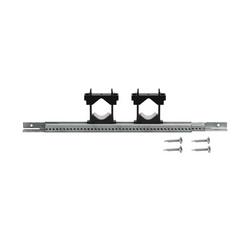 Adjustable Pipe Support Bracket with 9-16 in. Extension - 2 Glide Clamps (Screws Included)