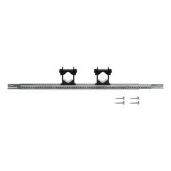 Adjustable Pipe Support Bracket with 14-12 in. Extension - 2 Glide Clamps (Screws Included)