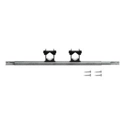 Adjustable Pipe Support Bracket with 14-12 in. Extension - 2 Glide Clamps (Screws Included)