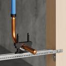 Bracket and Screws for 14-26 in. Adjustable Pipe Support Bracket 