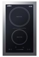 13  WIDE 115V 2-ZONE INDUCTION COOKTOP CORD INCLUDED BUILT IN 2 BURNER INDUCTION GLASS COOKTOP 