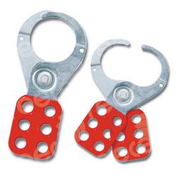 1-1/2 in. Lockout Hasp Steel Scissor Action Dia Jaws