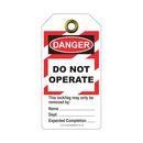 DNGR DO NOT OPERATE TOUGH TAG 10PK 