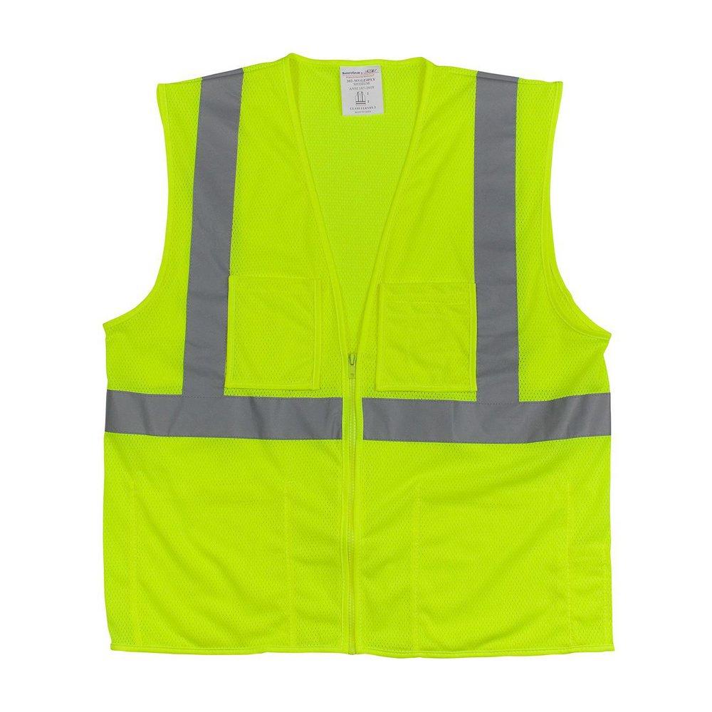 CL 2 MESH VEST 4 PCKT ZIPPE 4XL 