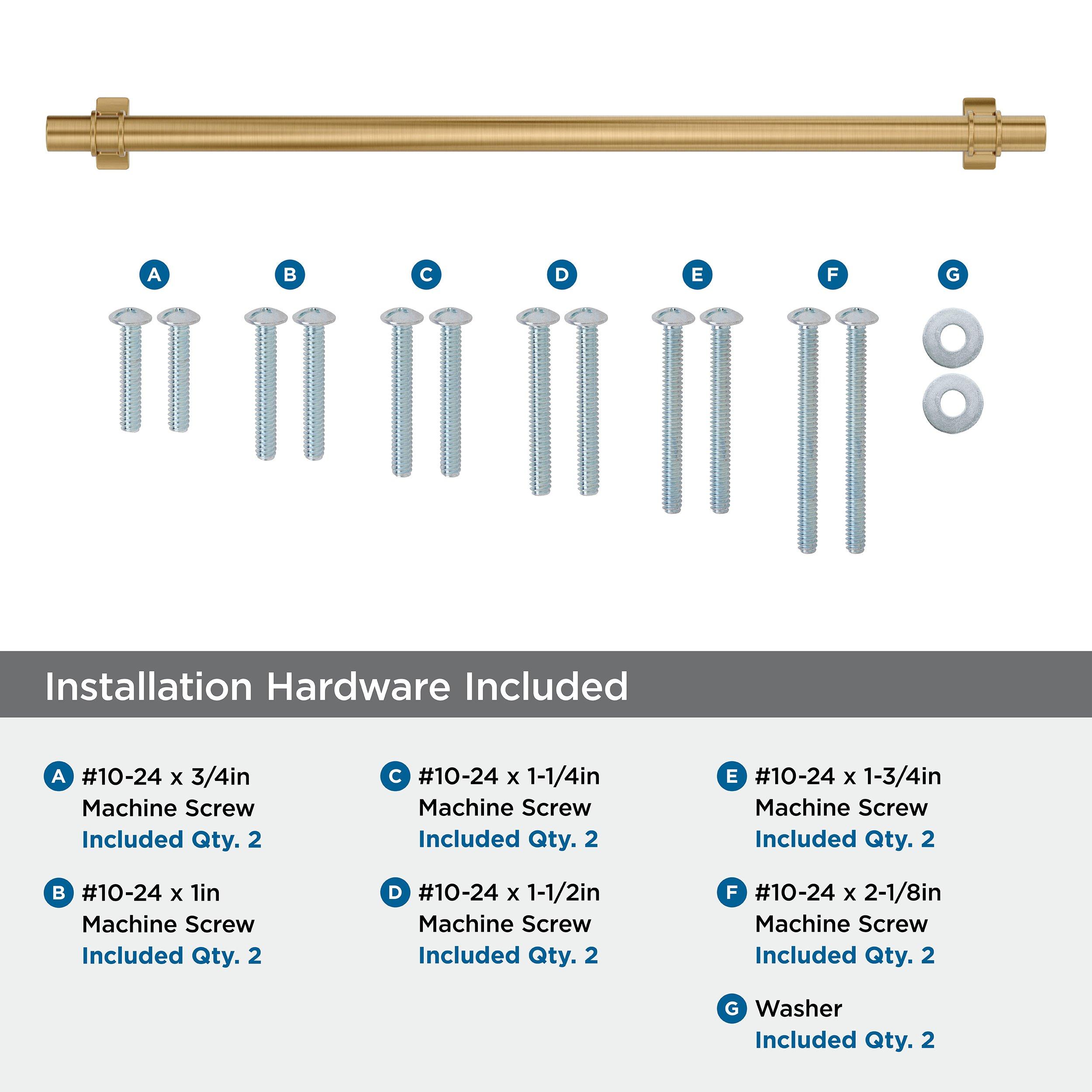 Amerock Champagne Bronze 18 in. Center-to-Center Appliance Pull 