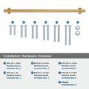 Amerock Champagne Bronze 18 in. Center-to-Center Appliance Pull 