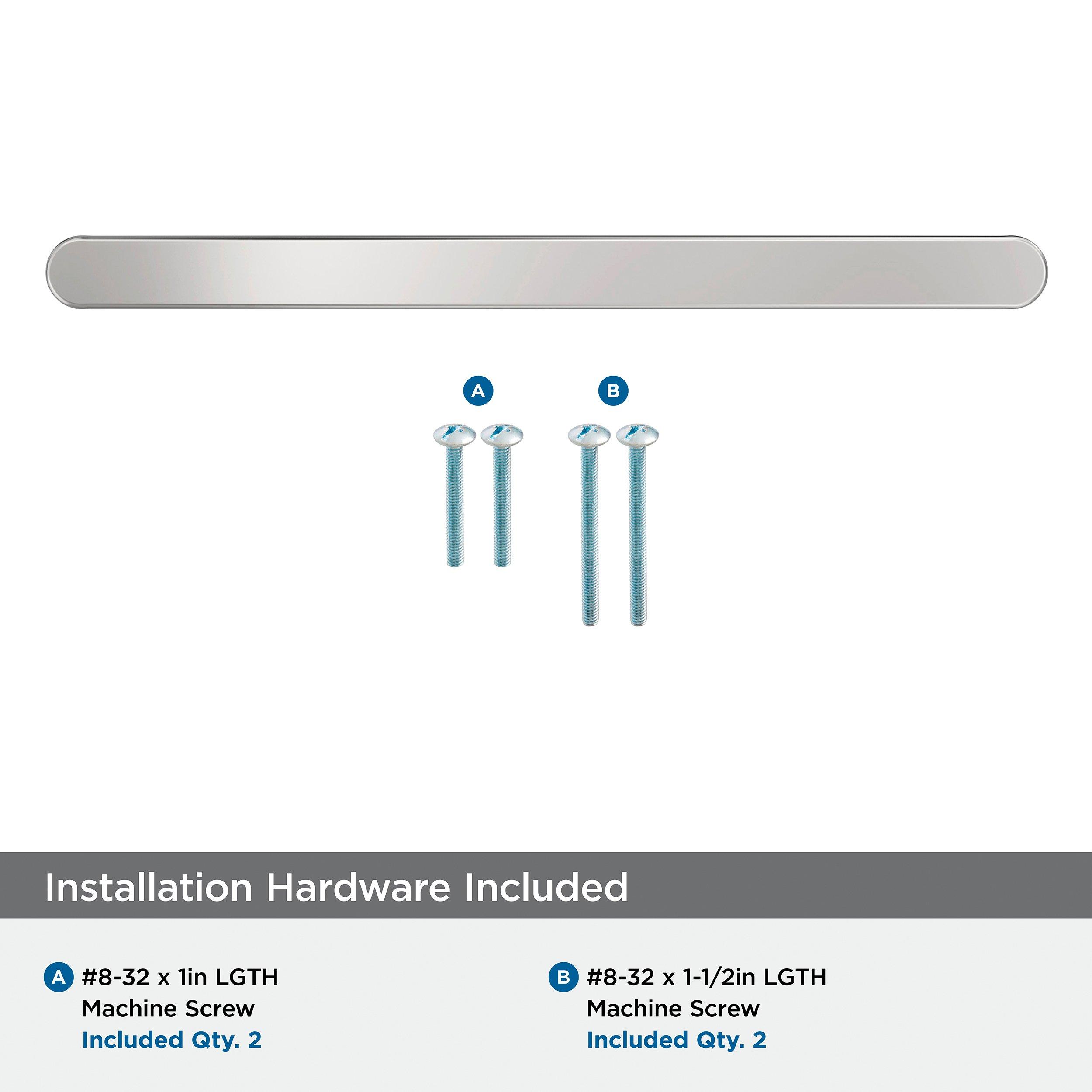 Amerock Polished Chrome 6-5/16 in. Center-to-Center Pull 