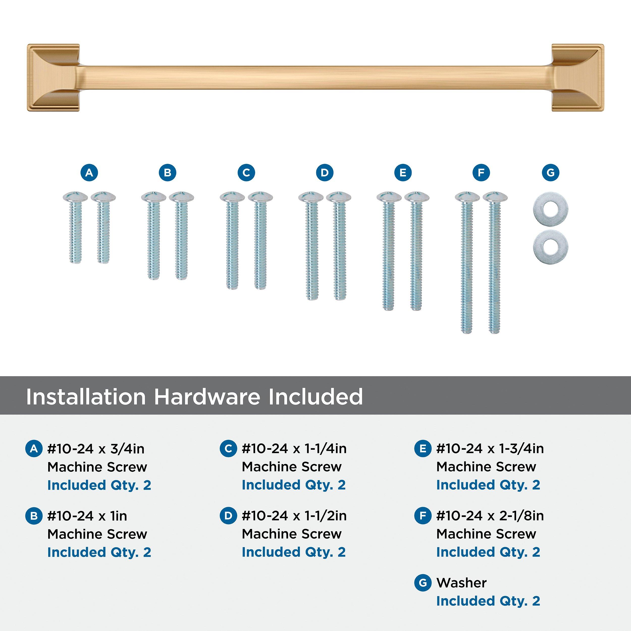 Amerock Champagne Bronze 12 in. Center-to-Center Appliance Pull 