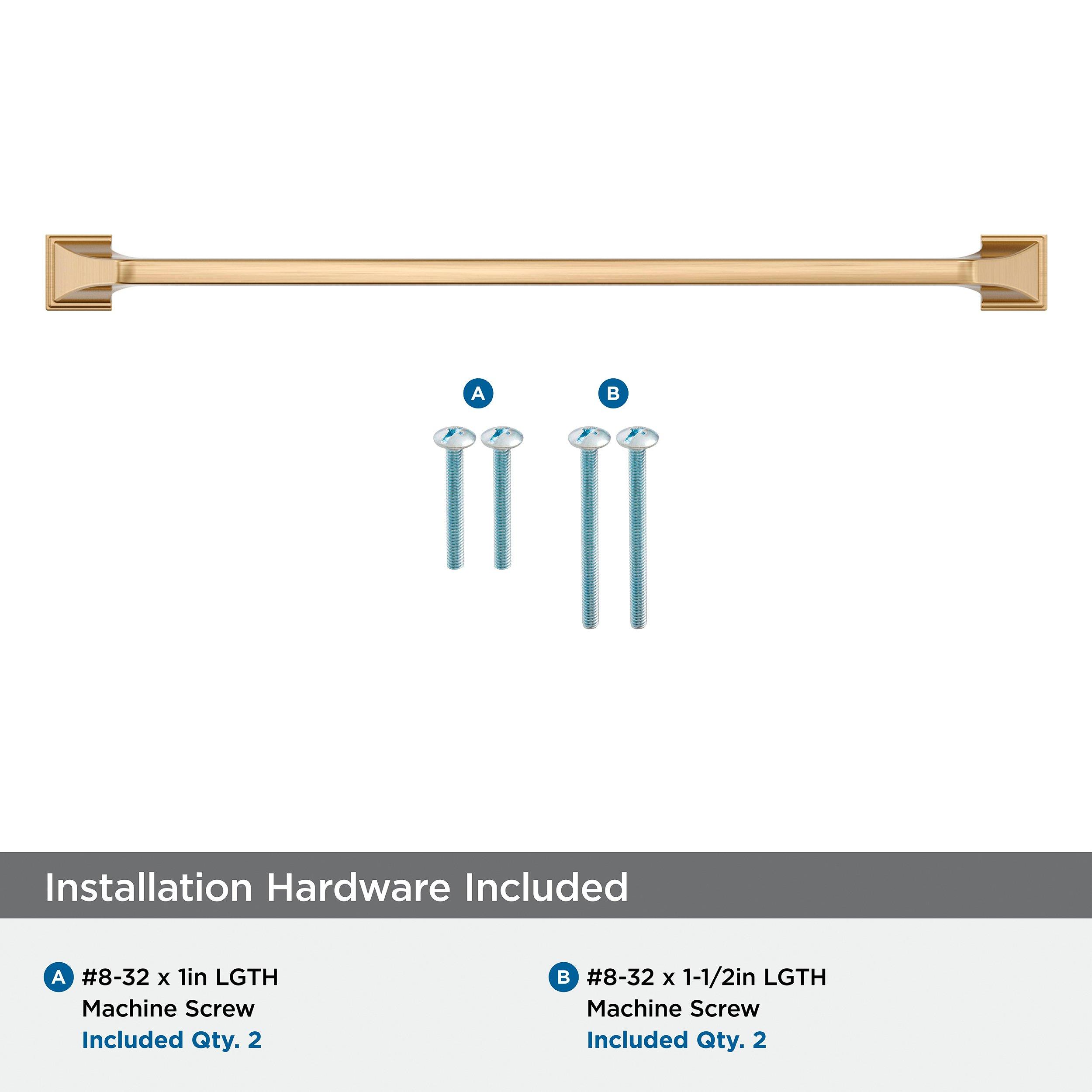 EXCEED 12-5/8 INCH  320MM  CENTER-TO-CENTER CHAMPAGNE BRONZE CABINET PULL CHBR 