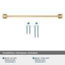 EXCEED 12-5/8 INCH  320MM  CENTER-TO-CENTER CHAMPAGNE BRONZE CABINET PULL CHBR 
