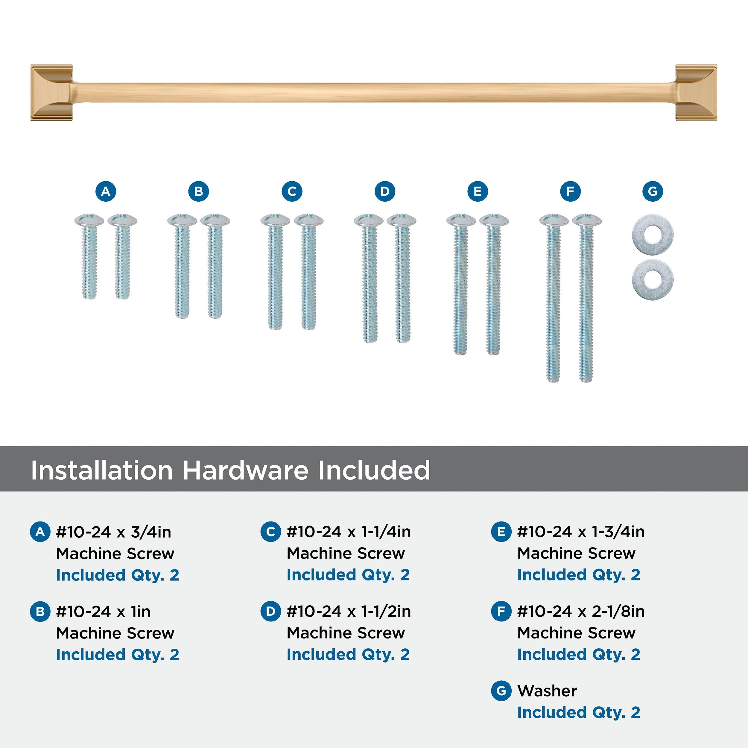 Amerock Champagne Bronze 18 in. Center-to-Center Appliance Pull 