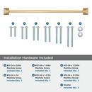 Amerock Champagne Bronze 18 in. Center-to-Center Appliance Pull 