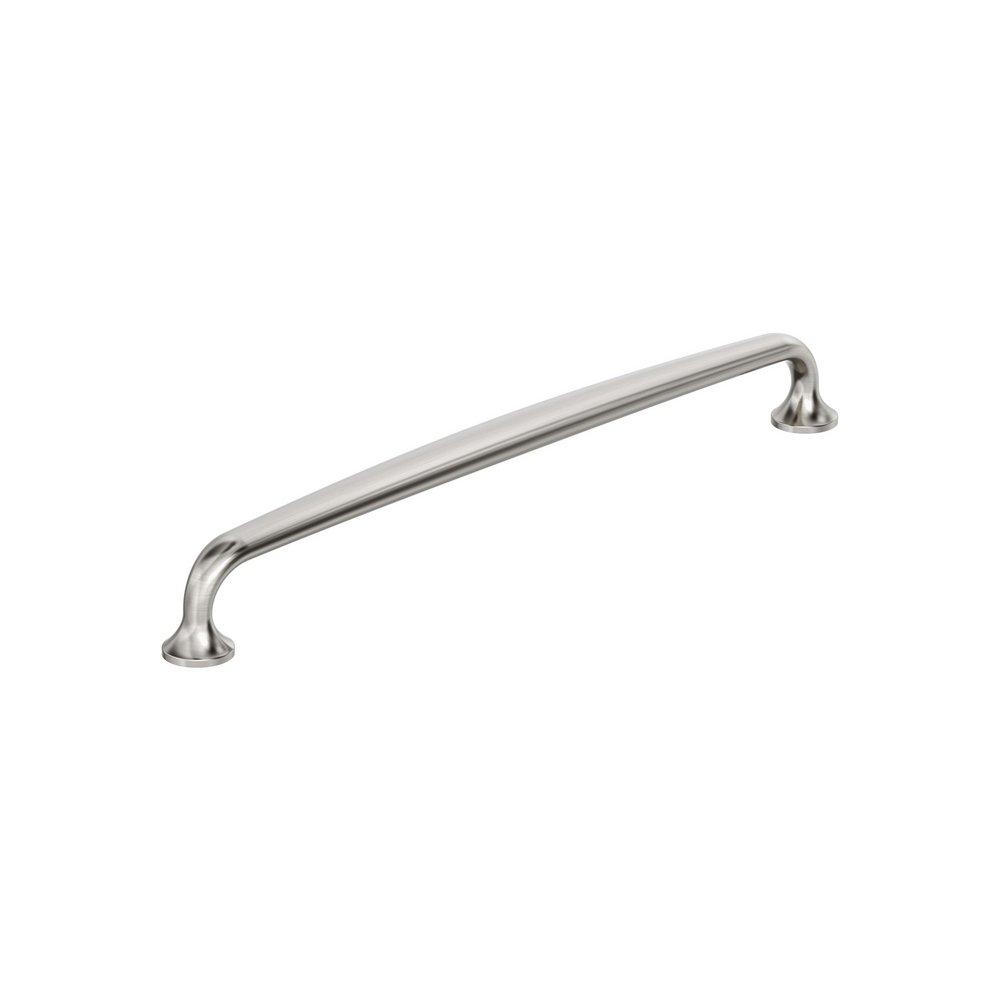 RENOWN 7-9/16 INCH  192MM  CENTER-TO-CENTER SATIN NICKEL CABINET PULL SN 