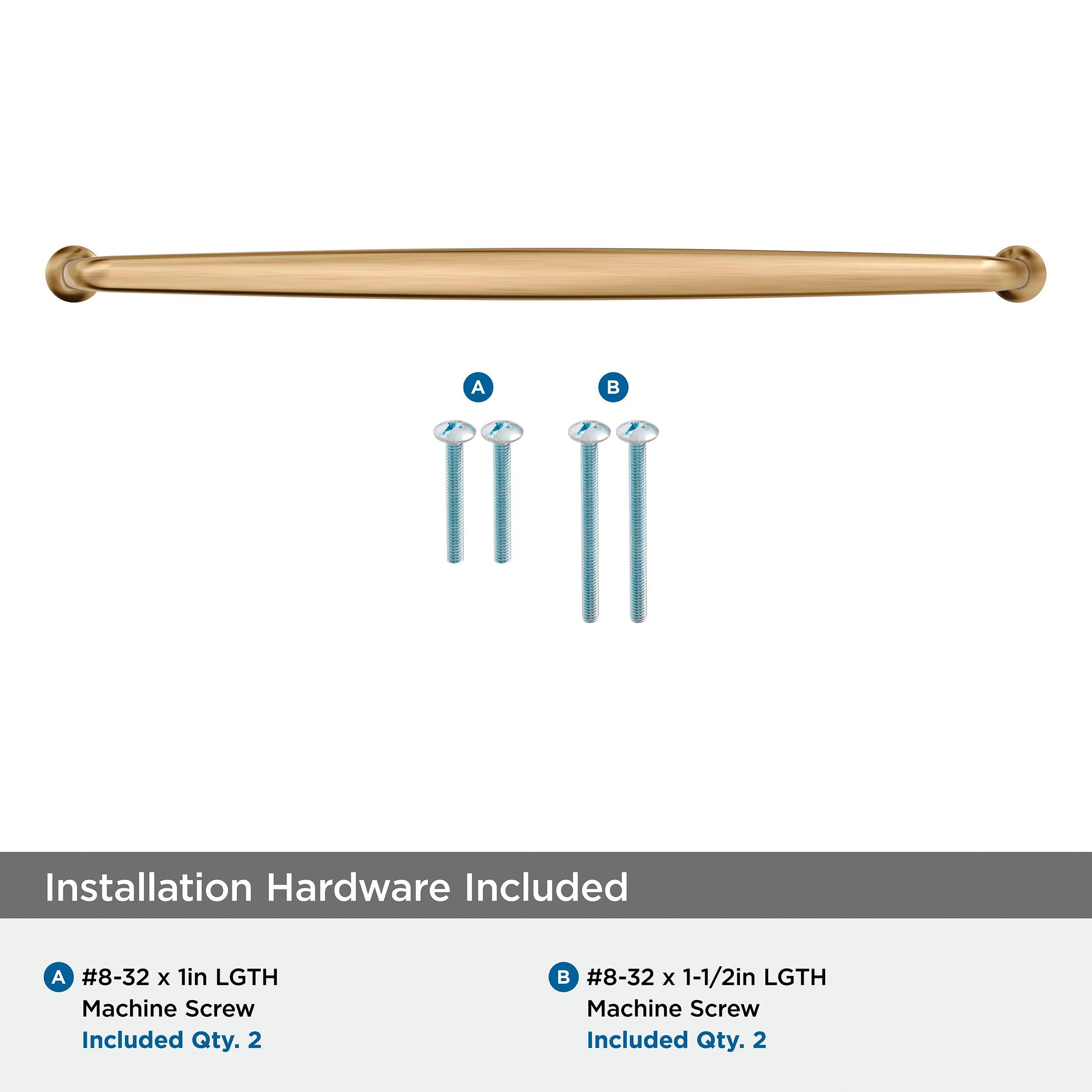 RENOWN 12-5/8 INCH  320MM  CENTER-TO-CENTER CHAMPAGNE BRONZE CABINET PULL CHBR 