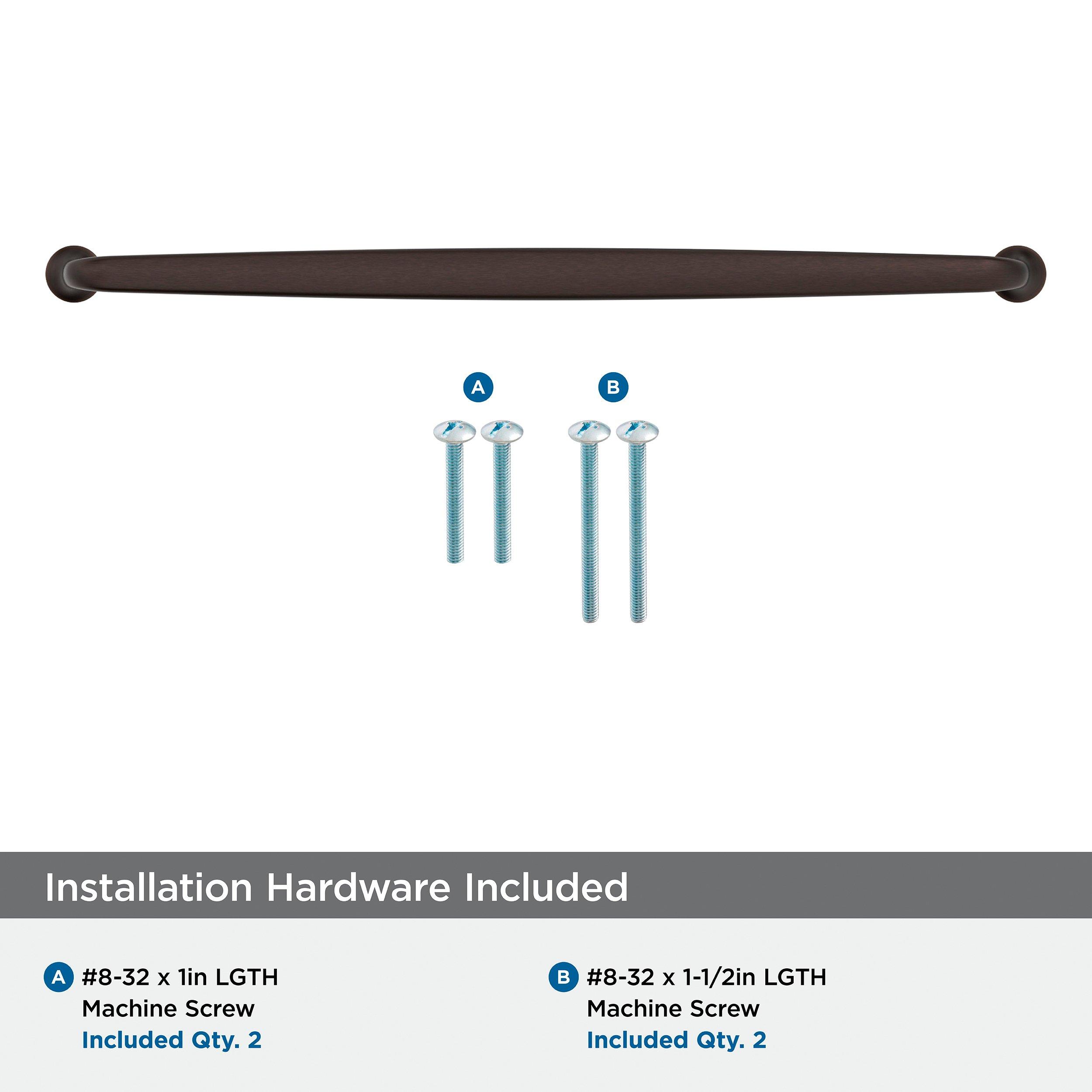Amerock Oil Rubbed Bronze 12-5/8 in. Center-to-Center Pull 