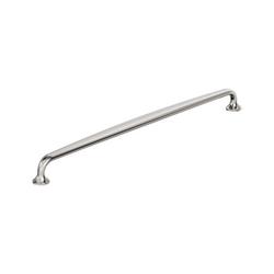 12-5/8 in. Center-to-Center Cabinet Pull in Polished Nickel