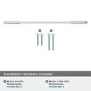 Amerock Satin Nickel 6-5/16 in. Center-to-Center Pull 