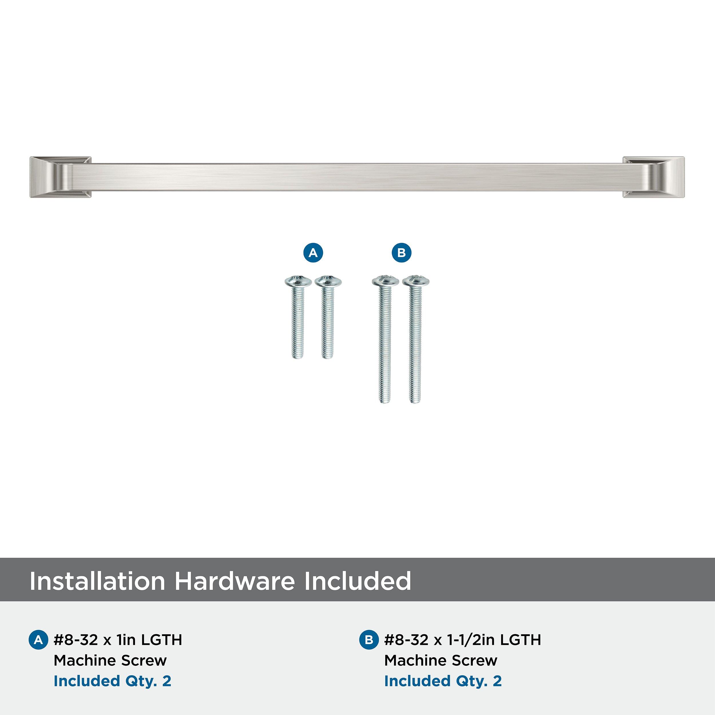 Amerock Satin Nickel 8-13/16 in. Center-to-Center Pull 