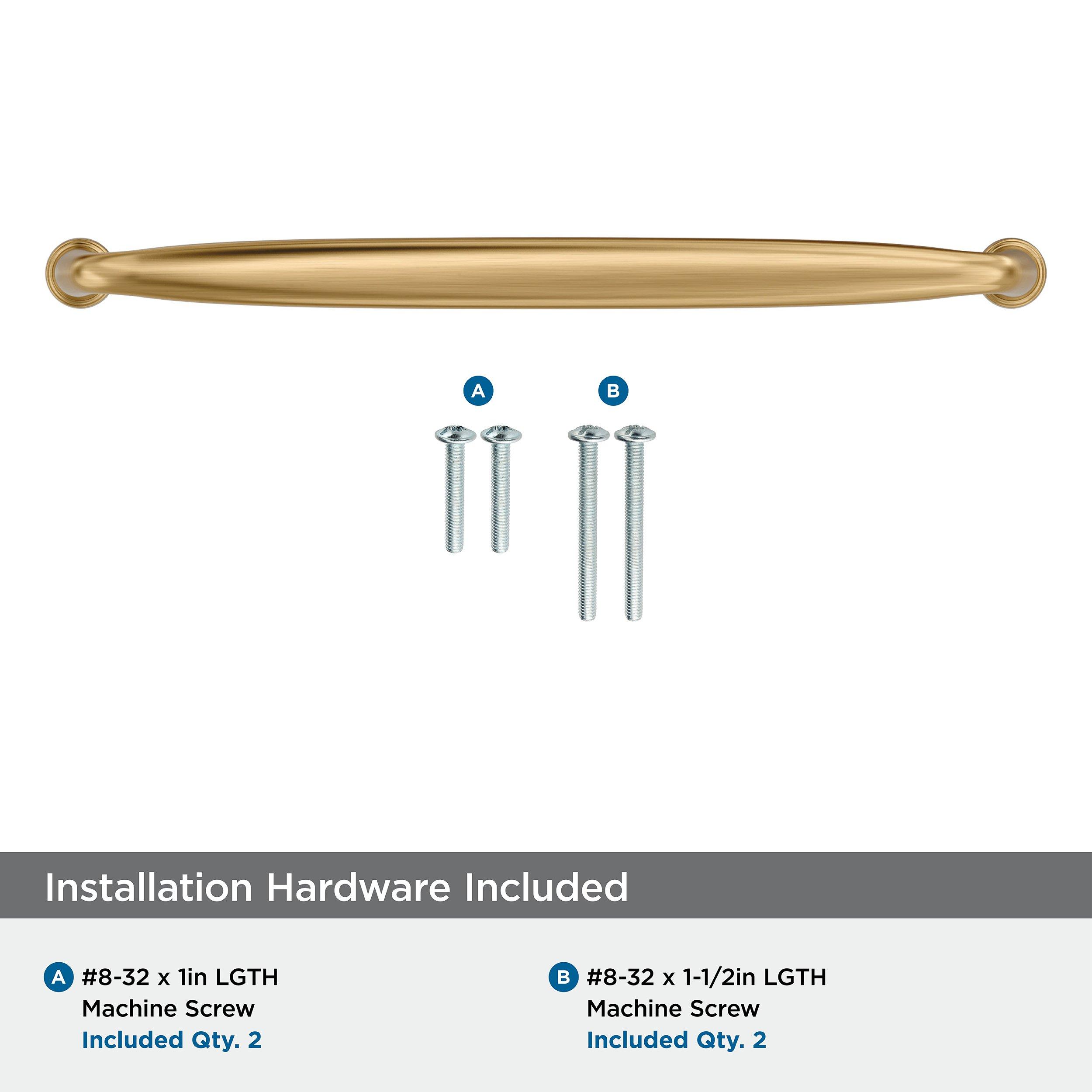 Amerock Champagne Bronze 8-13/16 in. Center-to-Center Pull 
