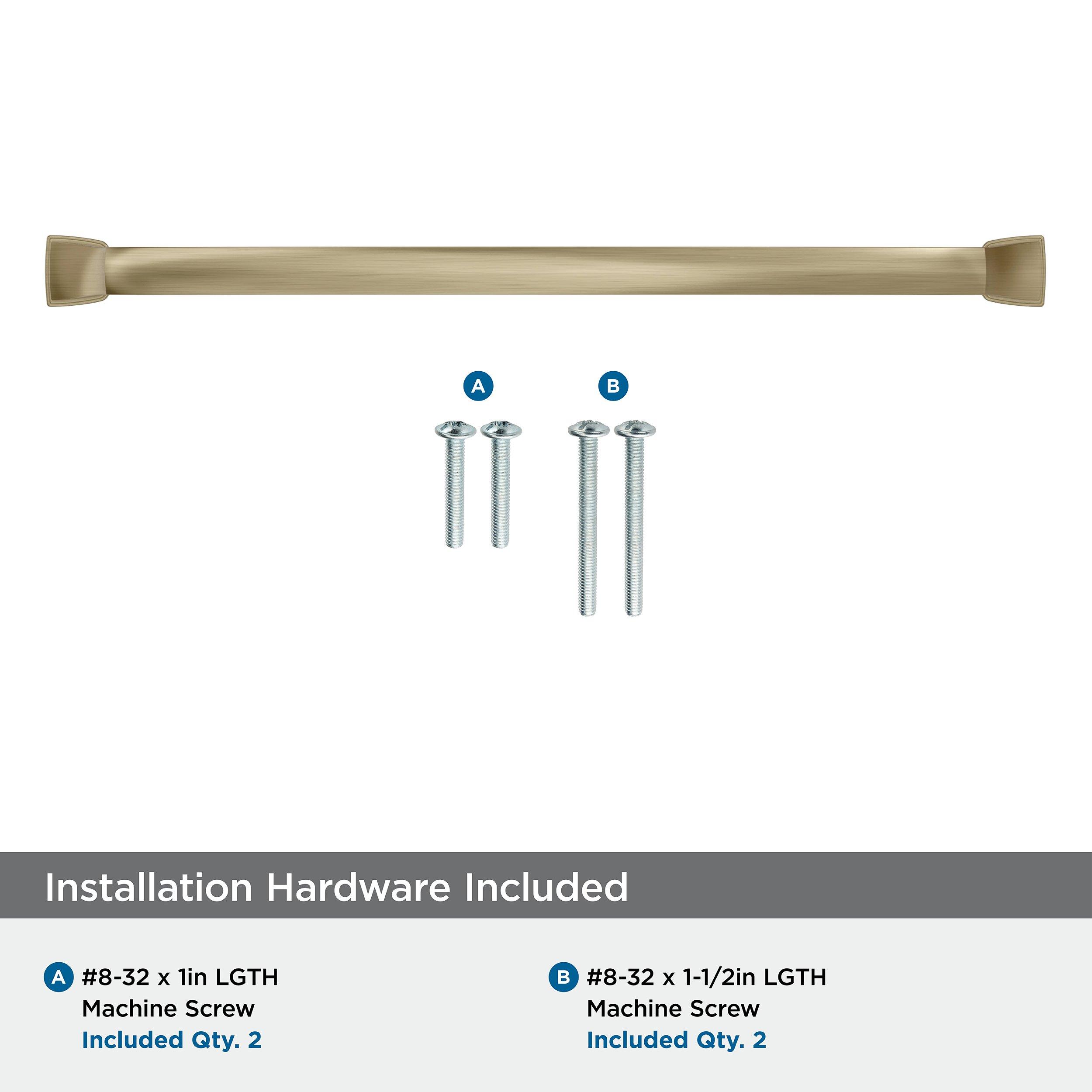 REVITALIZE 10-1/16 INCH  256MM  CENTER-TO-CENTER GOLDEN CHAMPAGNE CABINET PULL GOCH 