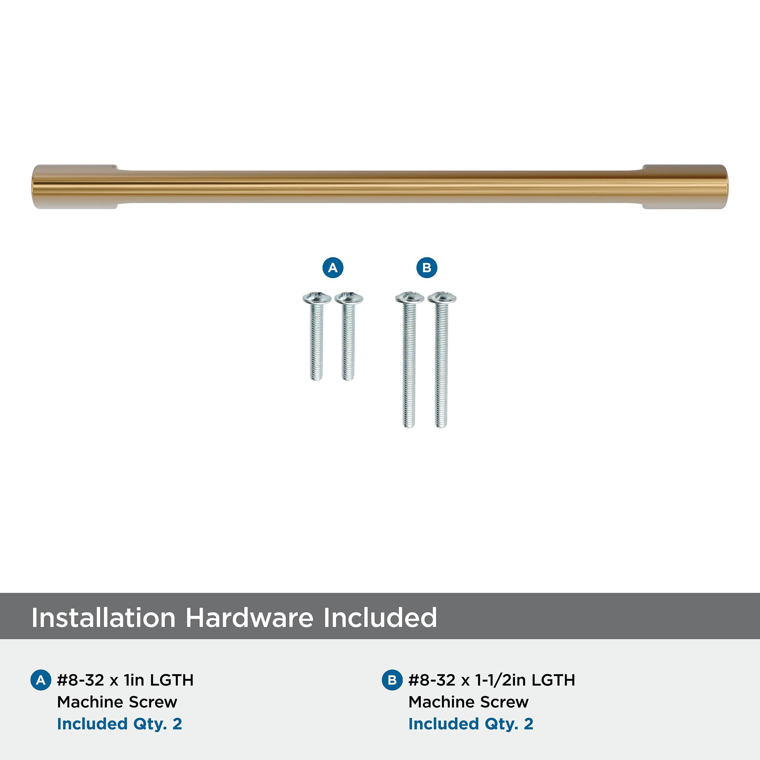 Amerock Champagne Bronze 7-9/16 in. Center-to-Center Bar Pull 