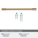 Amerock Champagne Bronze 7-9/16 in. Center-to-Center Bar Pull 