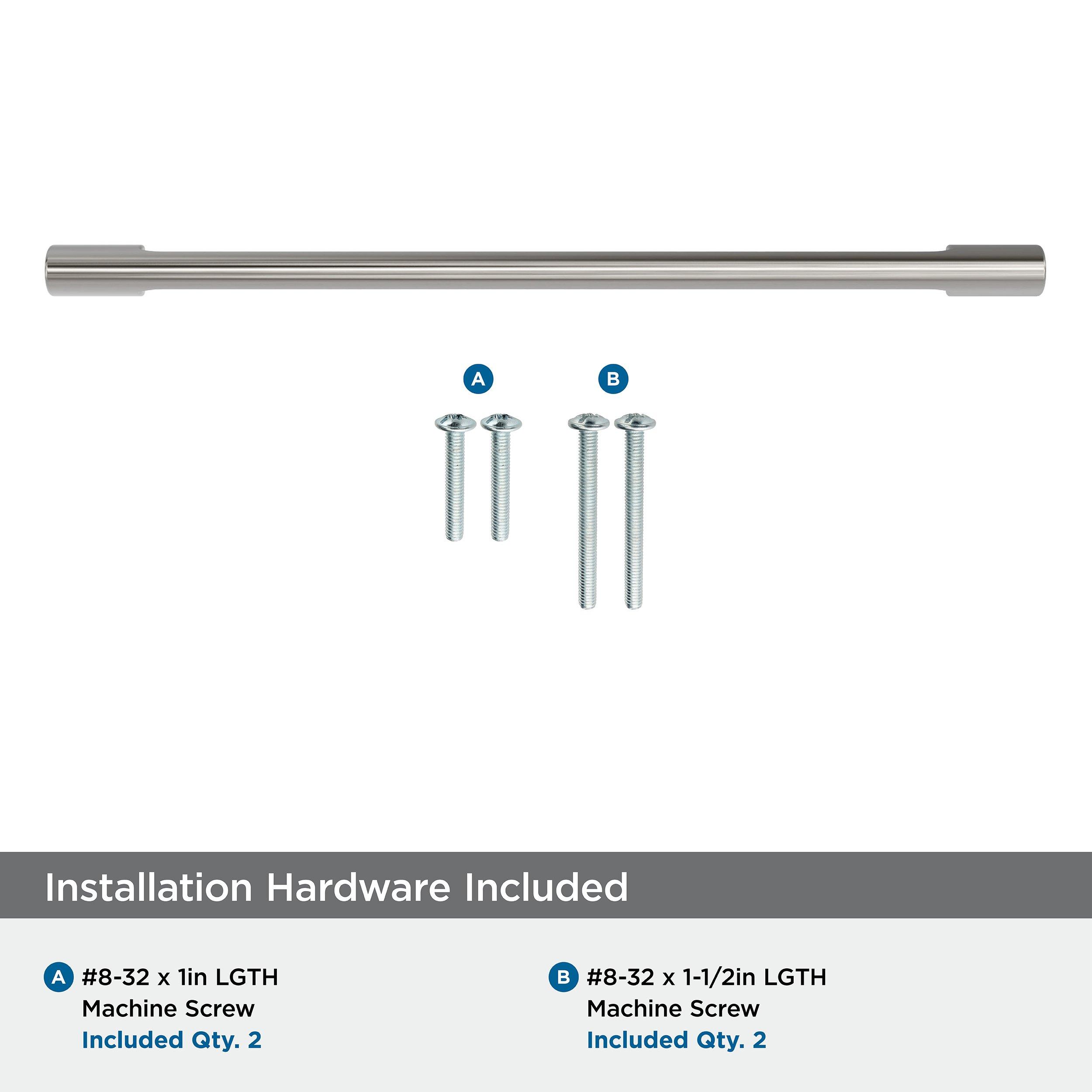 Amerock Satin Nickel 10-1/16 in. Center-to-Center Bar Pull 