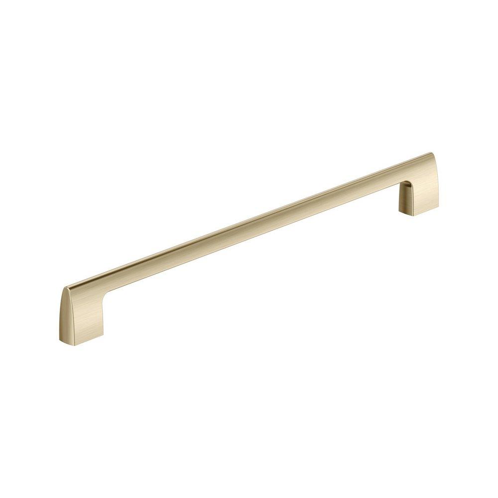 RIVA 12-5/8 INCH  320MM  CENTER-TO-CENTER GOLDEN CHAMPAGNE CABINET PULL GOCH 