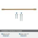 RIVA 12-5/8 INCH  320MM  CENTER-TO-CENTER CHAMPAGNE BRONZE CABINET PULL CHBR 