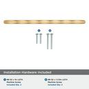 Amerock Champagne Bronze 10-1/16 in. Center-to-Center Pull 