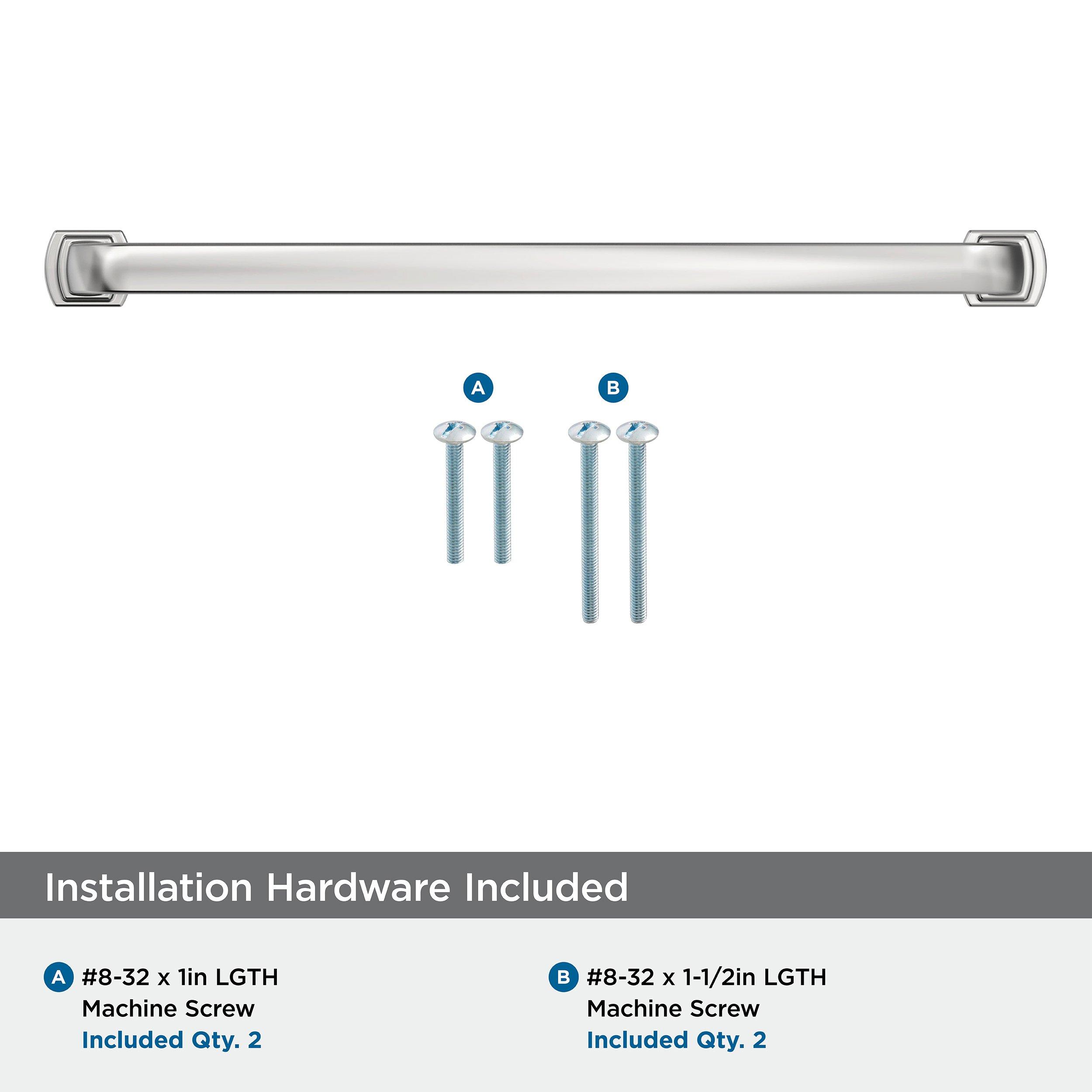 SURPASS 8-13/16 INCH  224MM  CENTER-TO-CENTER POLISHED CHROME CABINET PULL CP 