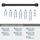 SURPASS 12 INCH  305MM  CENTER-TO-CENTER MATTE BLACK APPLIANCE PULL MABL 