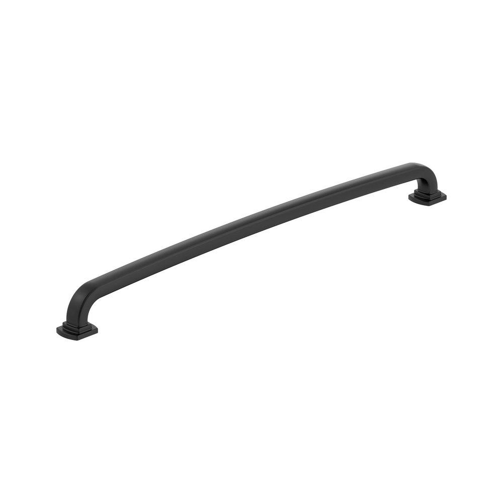 Amerock Matte Black 18 in. Center-to-Center Appliance Pull 