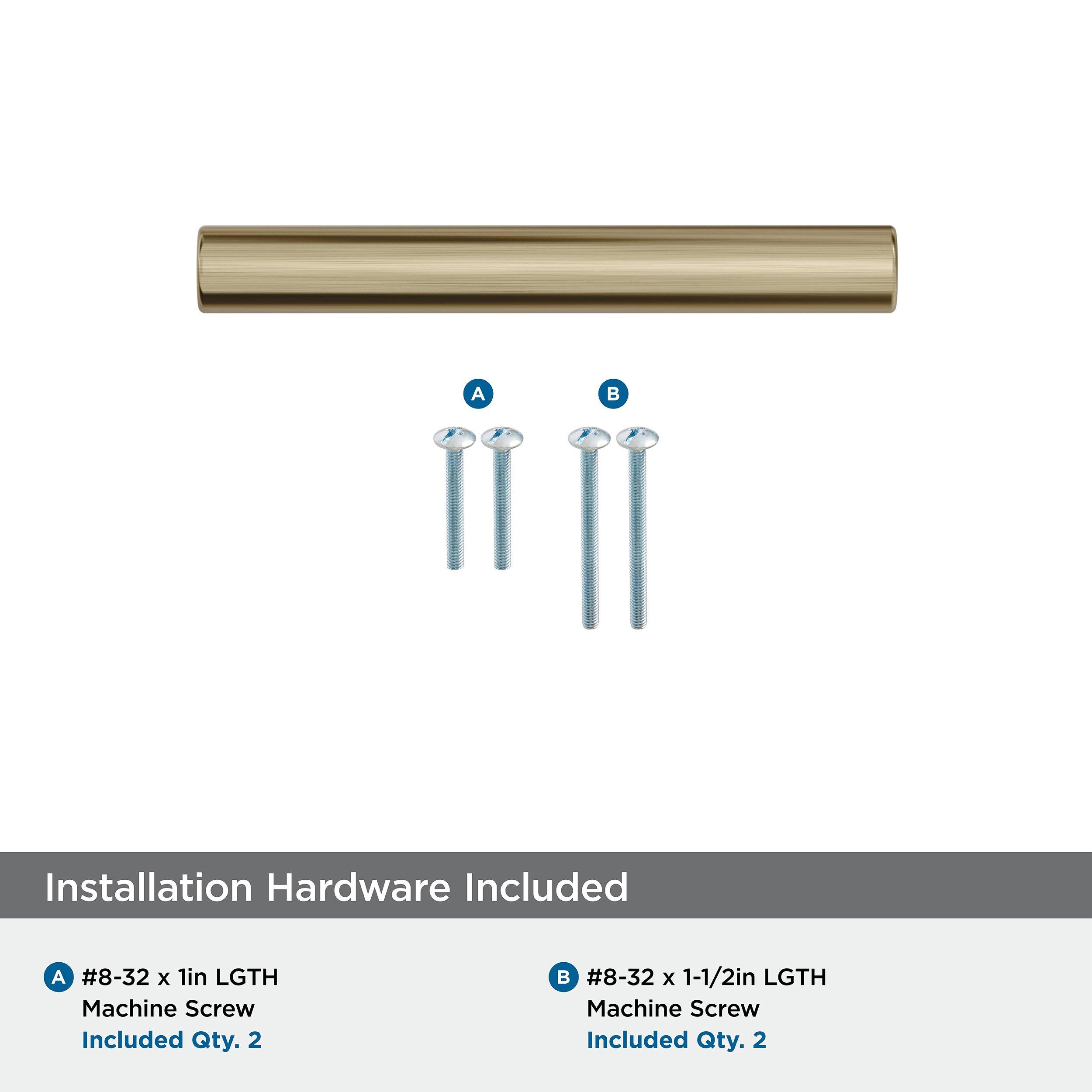 VERSA 3 INCH  76MM  CENTER-TO-CENTER GOLDEN CHAMPAGNE CABINET PULL GOCH 