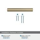 VERSA 3 INCH  76MM  CENTER-TO-CENTER GOLDEN CHAMPAGNE CABINET PULL GOCH 