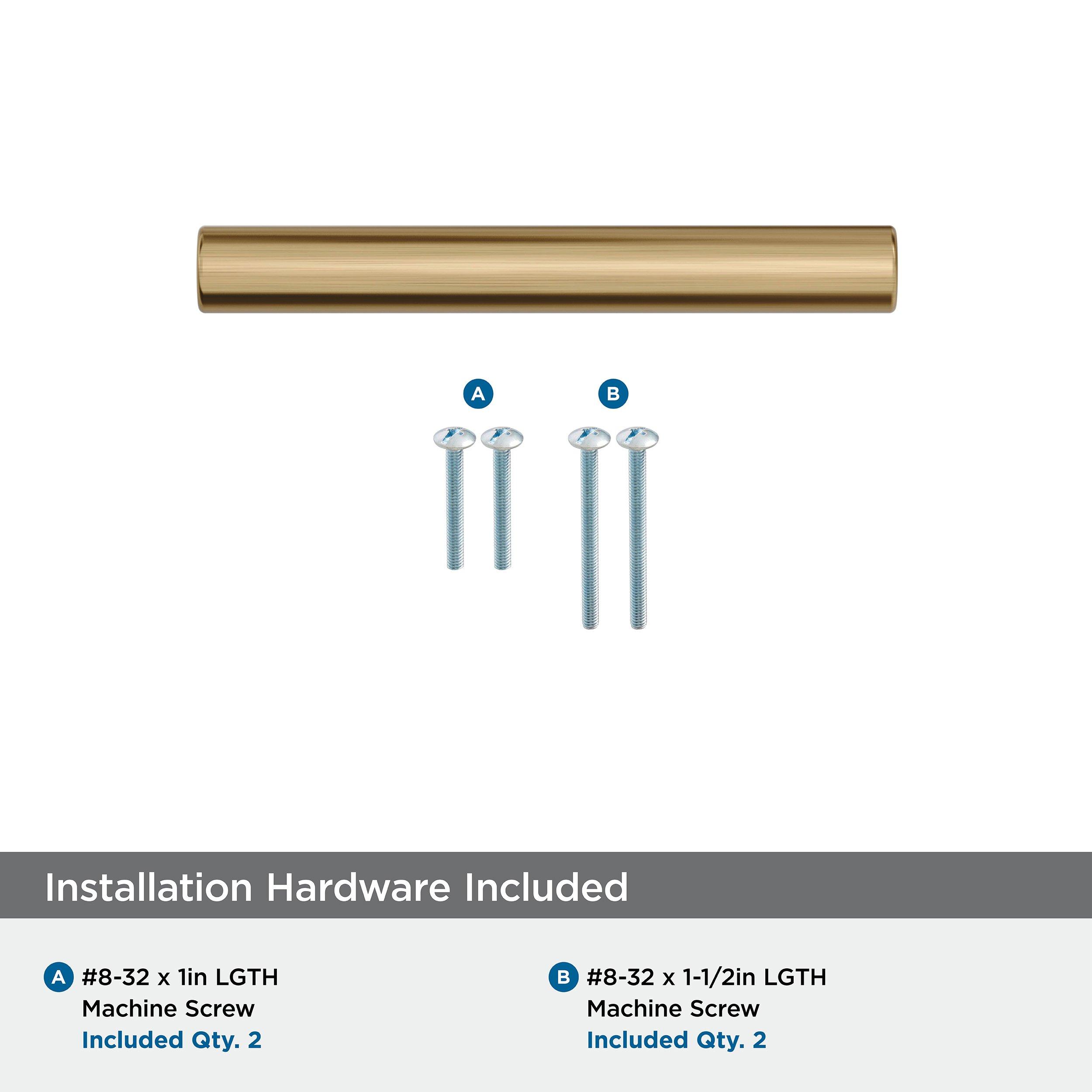 Amerock Champagne Bronze 3 in. Center-to-Center Bar Pull 