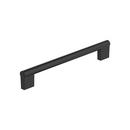 Amerock Matte Black 7-9/16 in. Center-to-Center Bar Pull 