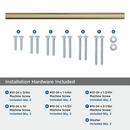 Amerock Golden Champagne 12 in. Center-to-Center Appliance Pull 