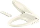 Elongated Front Bidet Seat in Biscuit