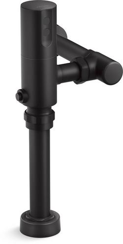 1.28 gpf Sensor Water Closet Flush Valve in Matte Black
